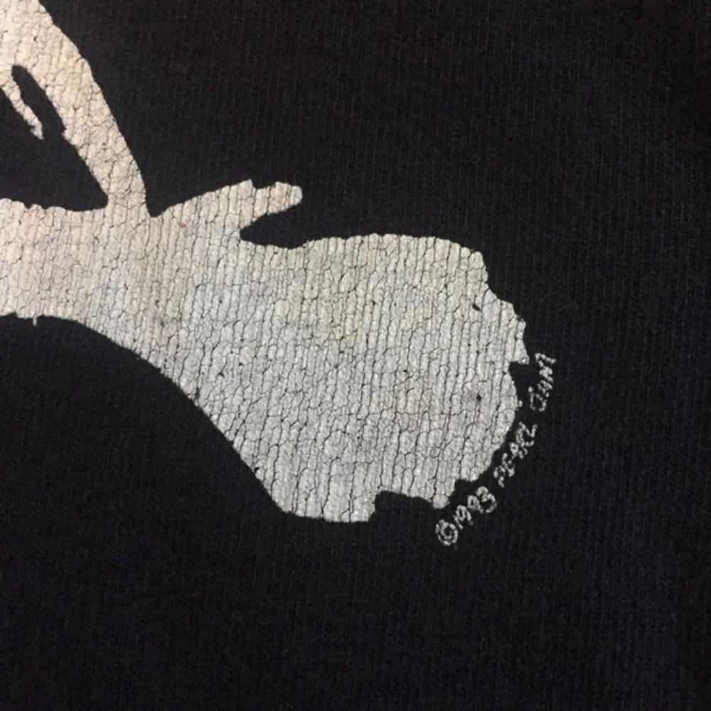 1993 Vintage Men’s Women’s Black Pearl Jam Band Alive Stickman Cotton Tee Sz XL - Picture 4 of 16